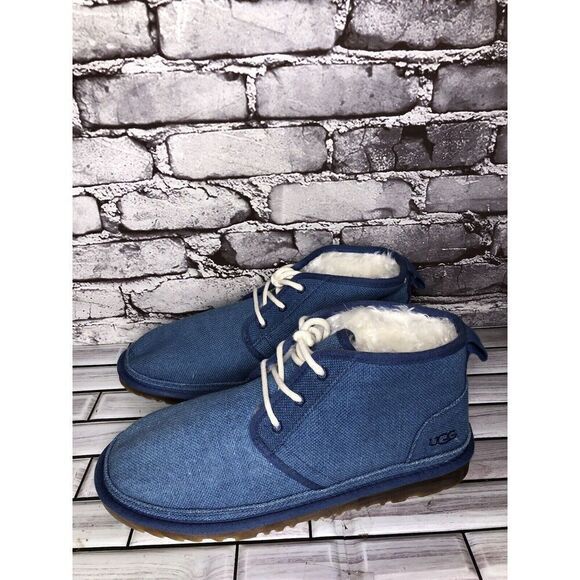 UGG Neumel Royal Blue Fabric Chukka Lace Up Boots Men’s Sz 11M US/44EU 1117613 main image 5